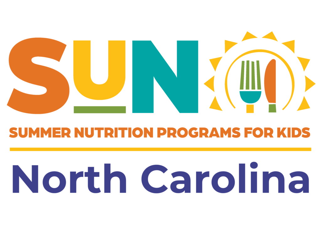 SUN Summer Nutrition Programs for Kids North Carolina logo