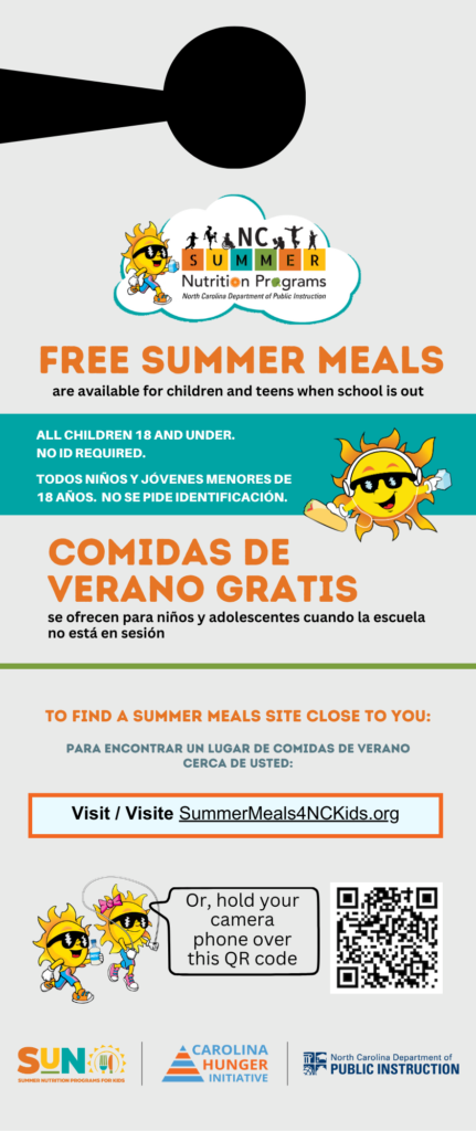 Summer Meals door hanger